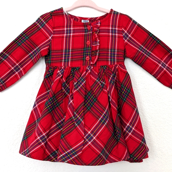 Baby Girl Plaid Dress 6-12 - Picture 2 of 5
